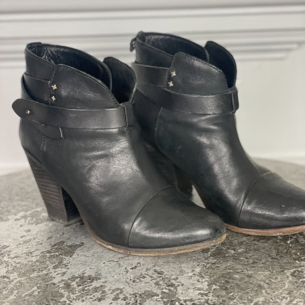 Rag & Bone Black Leather Boots sz 40